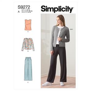 Simplicity Pattern 9272 Misses' Top & Pants