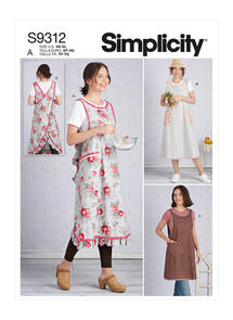 Simplicity Sewing Pattern Misses' Aprons