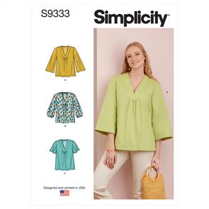 Simplicity Pattern 9333 Misses' Top