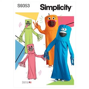 Simplicity Pattern 9353 Adult Costume