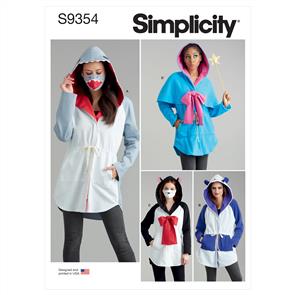 Simplicity Pattern 9354 Miss Jacket, Mask & Hat