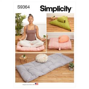 Simplicity Pattern 9364 Meditation Cushions