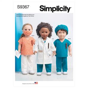 Simplicity Pattern 9367 Doll Clothes