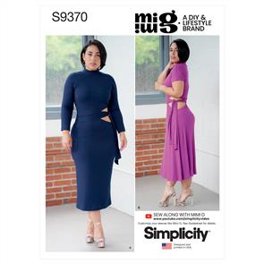 Simplicity Pattern 9370 Misses' Knit Dress