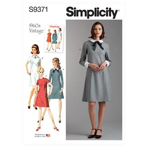 Simplicity Pattern 9371 Misses' & Women's Dress