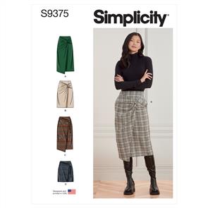 Simplicity Pattern 9375 Misses' Skirts