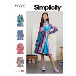 Simplicity Pattern 9380 Misses' Sweatshirt Dress