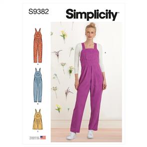 Simplicity Pattern 9382 Misses' Overall