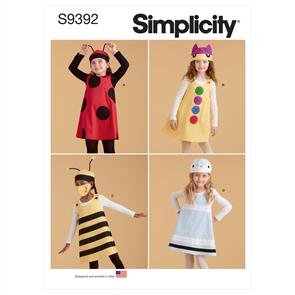 Simplicity Pattern 9392 Child Jumper, Hat & Mask