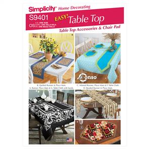 Simplicity Pattern 9401 Tabletop Accessories