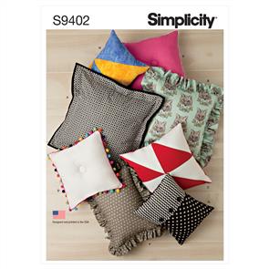 Simplicity Pattern 9402 Easy Pillows
