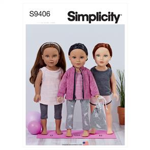 Simplicity Pattern 9406 Doll Clothes