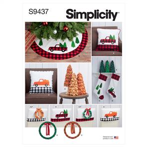 Simplicity Pattern 9437 Holiday Decorating