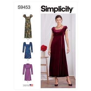 Simplicity Pattern 9453 Misses' Dress