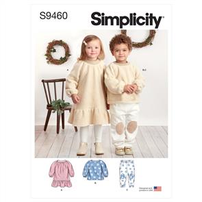 Simplicity Pattern 9460 Toddler/Child Sportswear