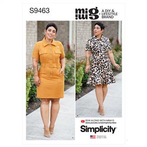 Simplicity Pattern 9463 Misses' Dress & Belt