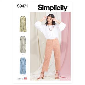 Simplicity Pattern 9471 Misses' Pants