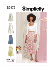 Simplicity Sewing Pattern Misses' Skirts