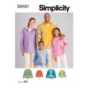 Simplicity Pattern 9481 Unisex Top