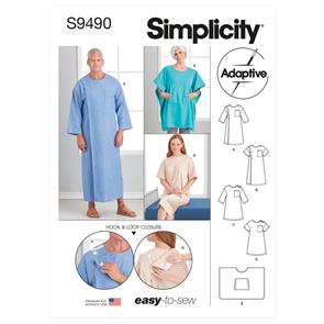 Simplicity Pattern 9490 Unisex Recovery Gown