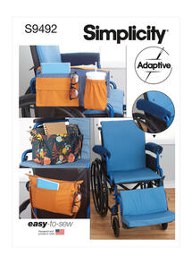 Simplicity Sewing Pattern Wheelchair Accessories