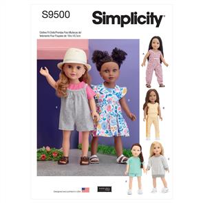 Simplicity Pattern 9500 Doll Clothes