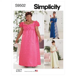 Simplicity Pattern 9502 Misses/Plus Costumes
