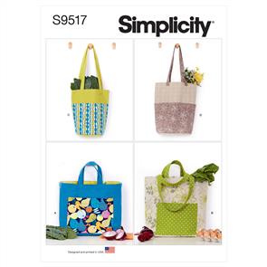 Simplicity Pattern 9517 Shopping Bags