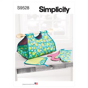 Simplicity Pattern 9528 Pot Holder, Mitt, Casserole Carrier