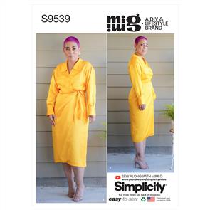 Simplicity Pattern 9539 Misses' Dress