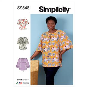 Simplicity Pattern 9548 Women's Top and Tunic