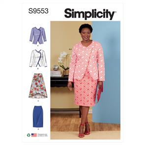 Simplicity Pattern 9553 Women's Jacket and Skirts