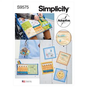 Simplicity Pattern 9575 Fidget Pages, Quilt, Zipper Case and Key Fob