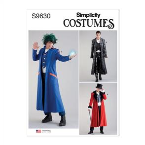 Simplicity Pattern 9630 Men's Costume Coats