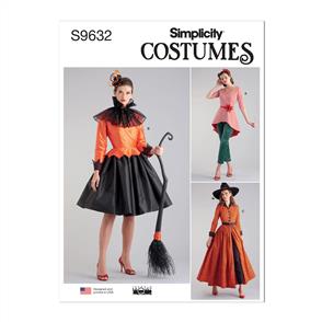 Simplicity Pattern 9632 Misses' Costumes by Theresa Laquey