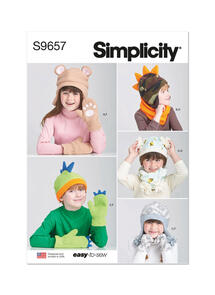 Simplicity Children's Hats and Mittens and Cowl Scarves