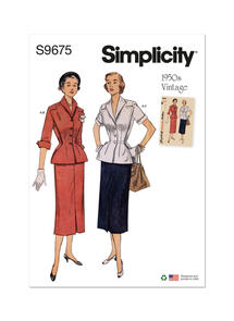 Simplicity Misses' Vintage Skirt and Jacket