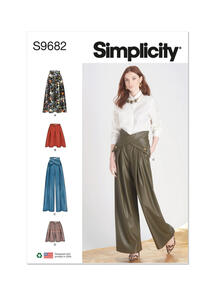Simplicity Misses' Skirts, Pants, and Shorts