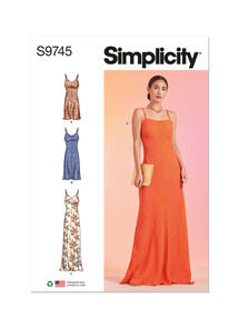 Simplicity Misses' Slip Dress in Three Lengths