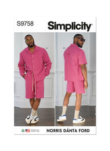 Simplicity Men's Shirts and Shorts by Norris Danta Ford