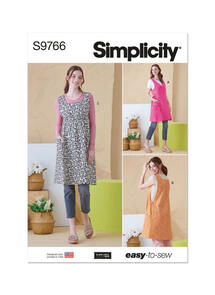 Simplicity Misses' Tabard Aprons by Elaine Heigl Designs