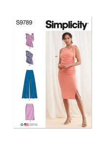 Simplicity Misses Knit Tops, Pants and Skirt