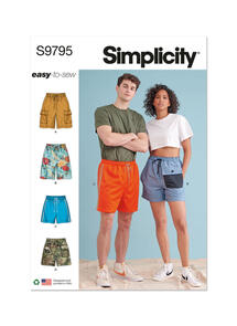 Simplicity Unisex Shorts