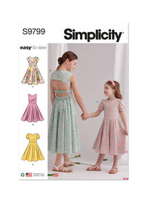 Simplicity Children's and Girls' Dresses