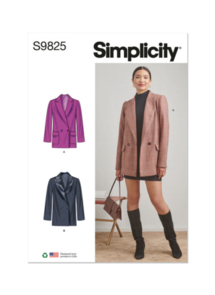 Simplicity Sewing Pattern Misses' Jackets S9825