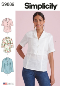 Simplicity Sewing Pattern Misses' Tops