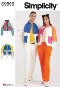 Simplicity Sewing Pattern Unisex Jacket In Two Lengths S9896