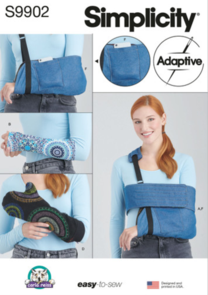 Simplicity Sewing Pattern Wrap, Sleeves and Mitt in Two Sizes and Sling S9902