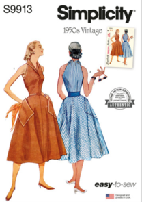 Simplicity Sewing Pattern 1950s Misses' Dress S9913