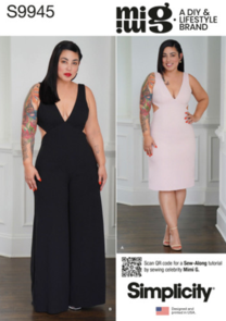 Simplicity Sewing Pattern Misses' Dress and Jumpsuit by Mimi G S9945